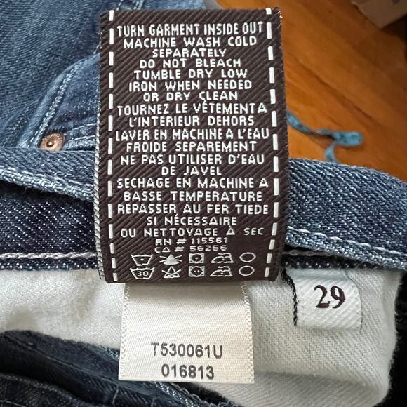 7 For All Mankind 'A' Pkt Pocket Bootcut Denim Jeans Size 29 - Picture 8 of 12